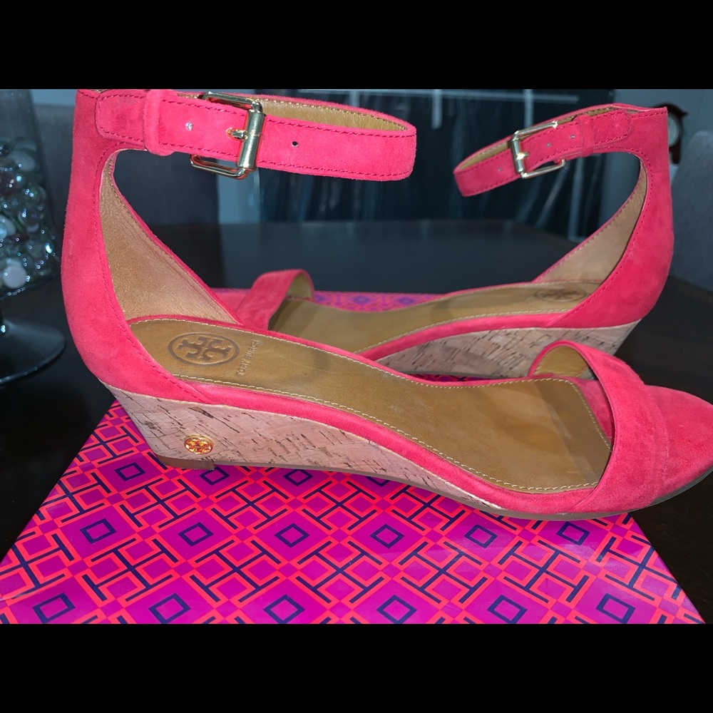 Tory Burch Suede wedge sandal